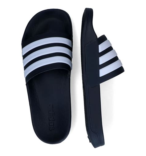 blauwe adidas sluppers|Blauwe adidas Slippers voor dames online kopen .